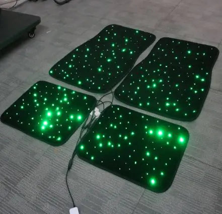 Fiber Optic Light Car Foot Mat
